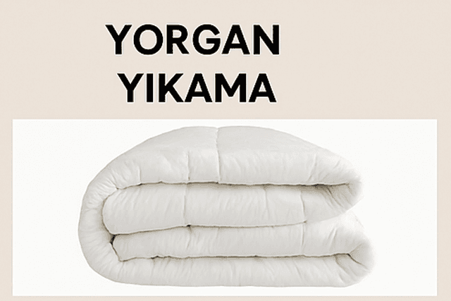 Yorgan ve battaniye yıkama hizmeti